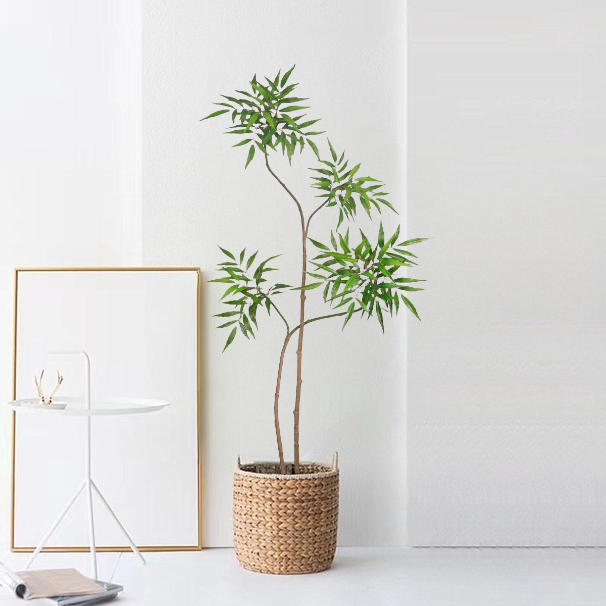 ต้นปาล์มปลอม pohon beringin เท - Ficus Lyrata Tree บทวิจารณ์และราคา